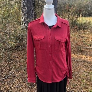 NEW Dear John Button Front Top